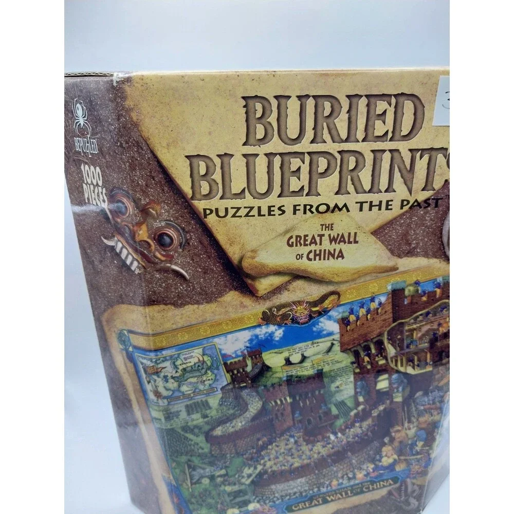 Bepuzzled Puzzle  Buried Blueprints 1998 - The Great Wall of China NIB Sealed